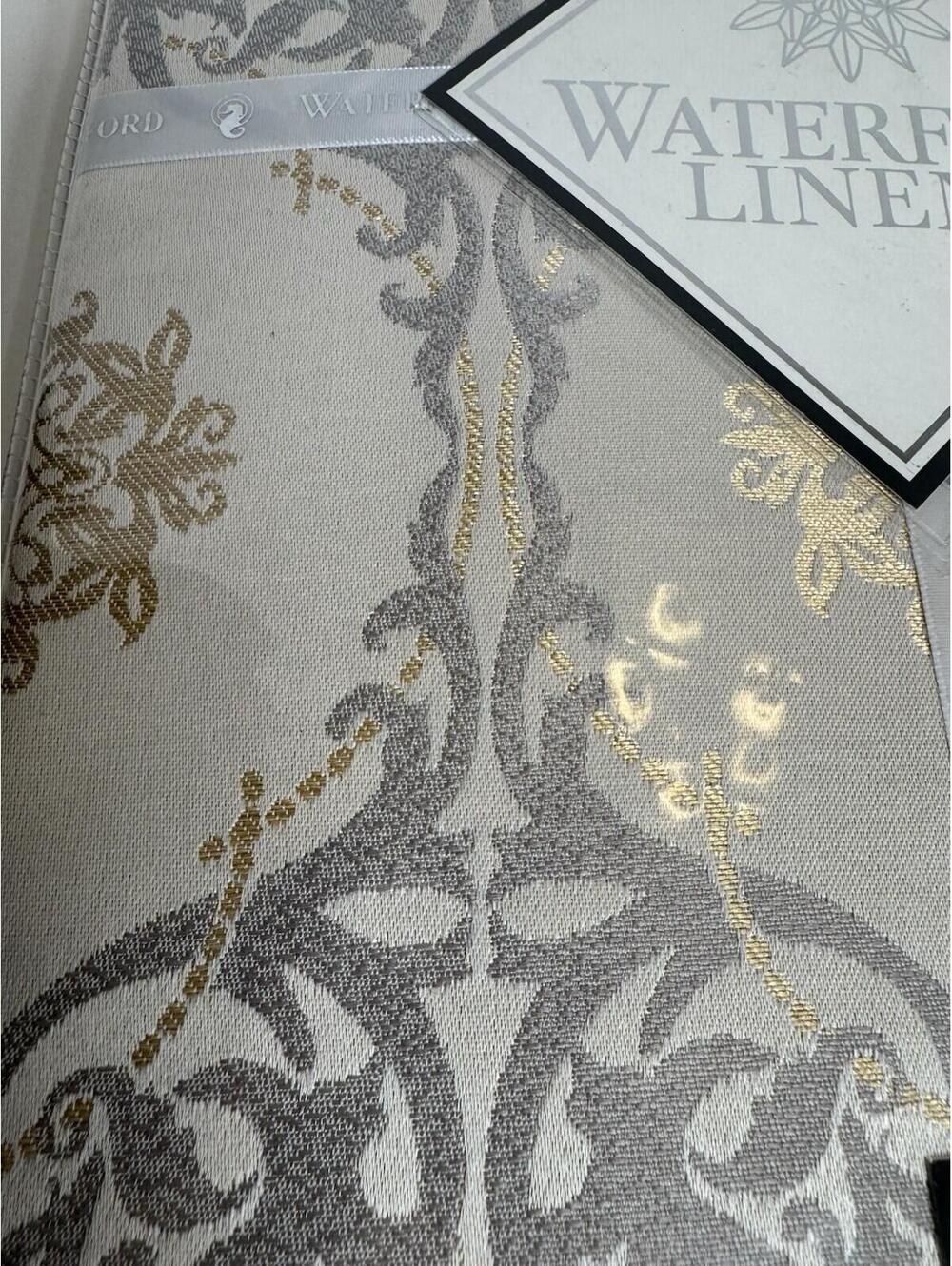 VALENTINA WATERFORD LINENS TABLECLOTH Oblong 52in 70in Oblong 4 To 6 People New - Picture 4 of 4